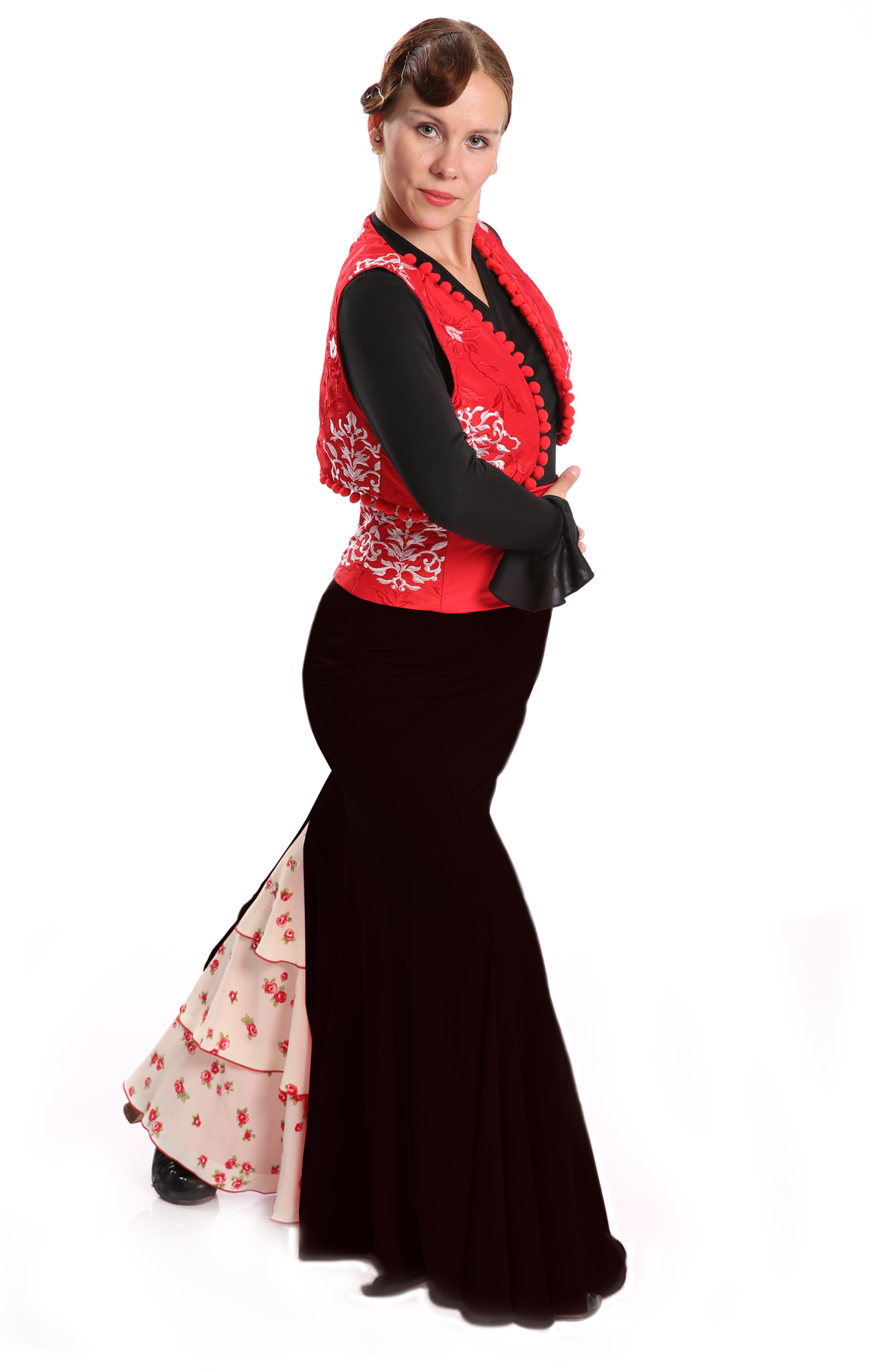 Jupe flamenco Azabache VII Noir taille XL