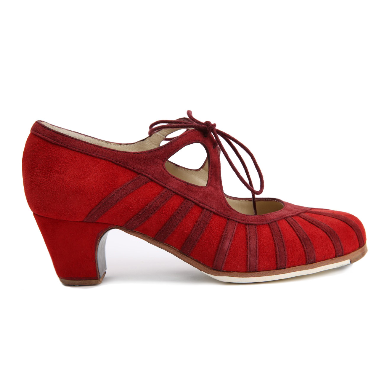 Chaussures Flamenco Primor Bordeaux