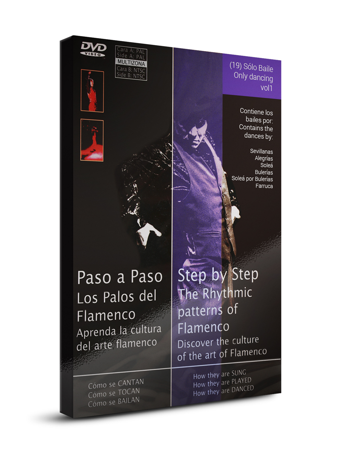 Cours de danse flamenco Sólo baile DVD