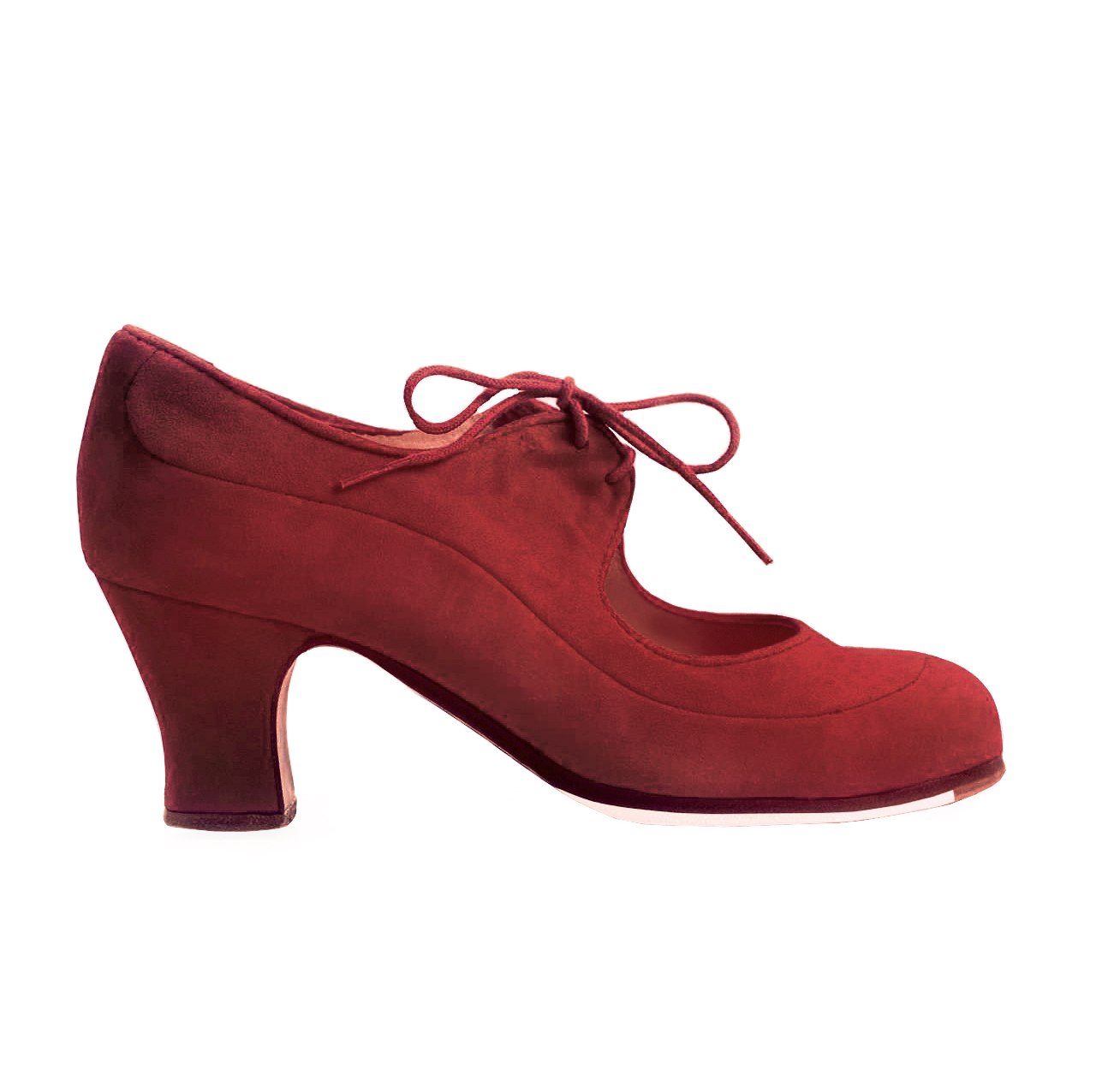 Chaussures Flamenco daim marron suède