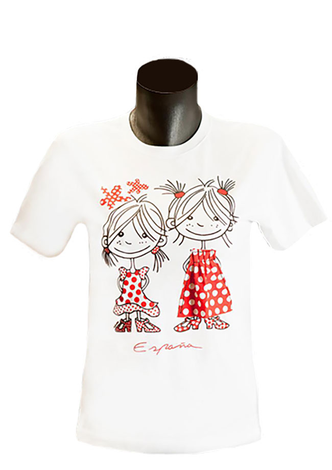 T-shirt enfants flamenco Dos Niños 12-14 ans