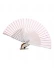 Éventail flamenco blanche 27cm.