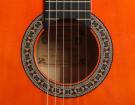 Juan Montes Guitare flamenca blanca