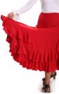 Jupe flamenco Triana FL Rouge