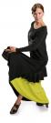 Jupe Flamenco Chaux Vert