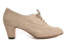 Chaussures Flamenco Suède Brun