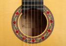 Juan Montes guitare flamenco 132M blanca