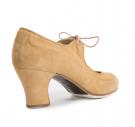 Chaussures Flamenco Angelito Suède Beige