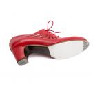 Chaussures Flamenco Ingles Calado Rouge