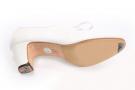 Chaussures Flamenco cuir blanc premium taille 40