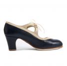 Chaussures Flamenco Candor Bleu/Beige