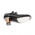 Chaussures Flamenco Dos Correas Cuire Noir
