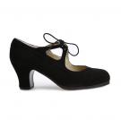 Chaussures Flamenco Candor Suède Noir
