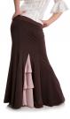 Jupe flamenco Azabache VII Brun/Rose