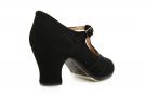 Chaussures de danse Flamenco Class Suède Noir