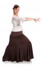 Jupe flamenco Azabache VII Brun/Orange taille M