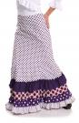 Jupe Flamenco Doña Ana Violet taille L