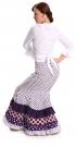 Jupe Flamenco Doña Ana Violet taille L