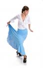 Jupe flamenco La Tate Bleu Lunares taille M