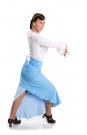 Jupe flamenco La Tate Bleu Lunares taille M