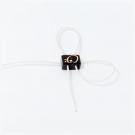 String tie en ébène noir