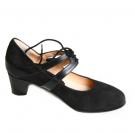 Chaussure de flamenco Gala daim noir