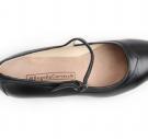 Chaussures Flamenco Salon Correa cuir noir