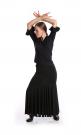 Jupe de danse flamenco noire Intermezzo