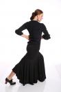 Jupe de danse flamenco noire Intermezzo