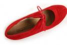 Chaussures Flamenco Angelito Rouge suède Ba