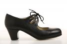 Chaussures Flamenco Cordado Calado Noir Ba