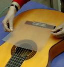 Grand pickguard transparente et autocollant