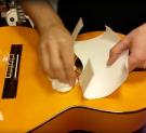 Grand pickguard transparente et autocollant