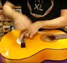 Grand pickguard transparente et autocollant