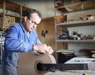 Guitare flamenco exclusive Francisco Broseta cutaway florentin