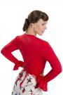 Chemisier Flamenco rouge