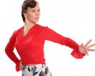 Chemisier Flamenco rouge