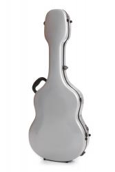 Eastman Étui fibre de verre pour guitare flamenco, argent
