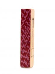 Shaker de percussion motif rouge à deux chambres remplies