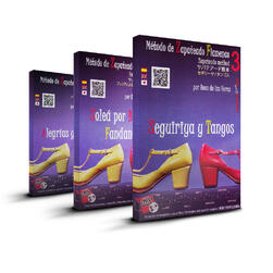Paquet DVD cours de danse flamenco du conservatoire de Madrid DVD 1 2 3