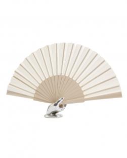 Éventail flamenco ecru 31cm