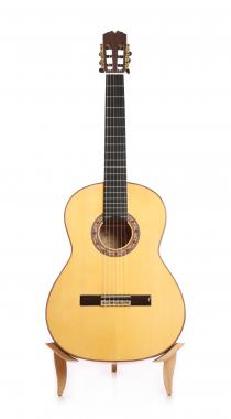 Juan Montes guitare flamenco 132M blanca
