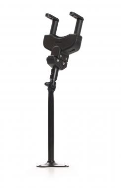Support de guitare mural avec blocage automatique, long cou