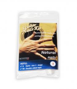 Recharge taille grande Ongles naturels
