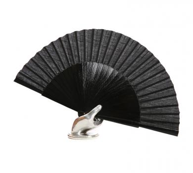 Flamenco dance fan black 27cm.