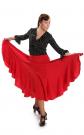 Jupe flamenco Giros Rouge