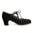 Chaussures Flamenco Primor Suède Noir