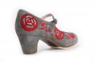 Chaussures Flamenco Lunas Bordadas