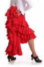 Jupe flamenco Triana FL Rouge