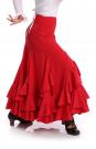Jupe flamenco Triana FL Rouge